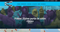 Desktop Screenshot of lesvoixdelapoesie.com